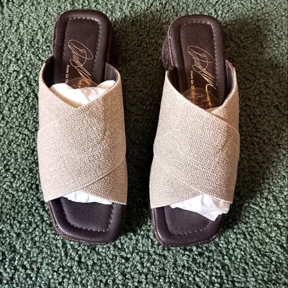 NWT RARE Donald J Pliner Wedge Sandals